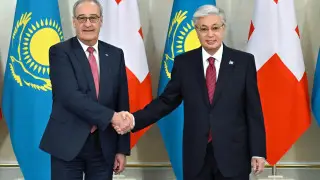 Tokayev holds talks with the Vice President of Switzerland