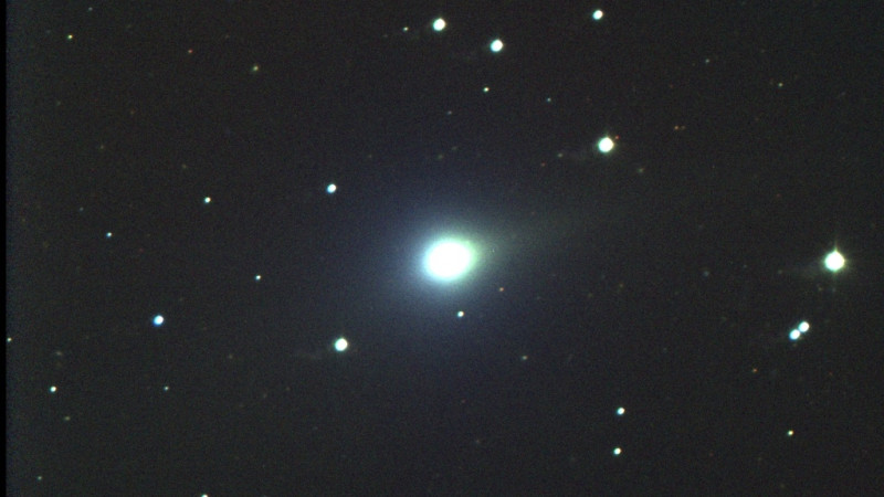 Image of a comet obtained by Kazakh astrophysicists