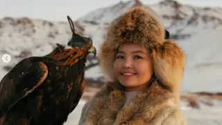 Renowned eagle huntress Aisholpan Nurgaiypkyzy has gotten married