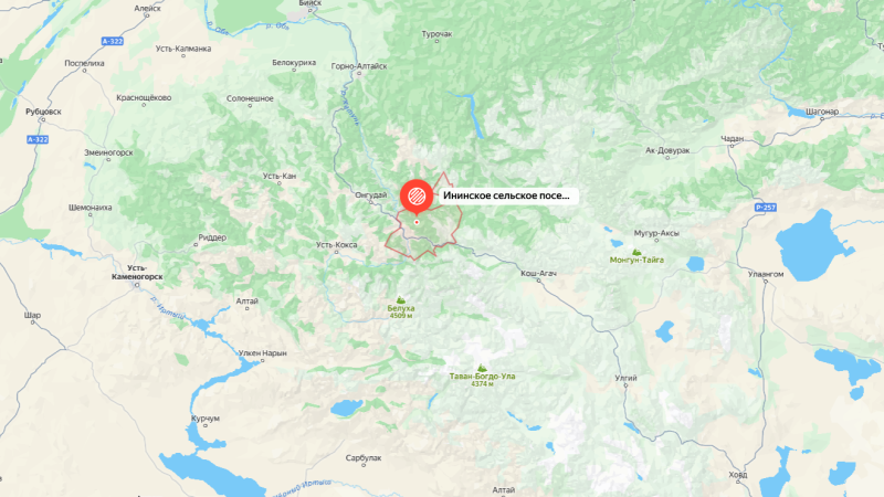 Screenshot of Yandex Maps