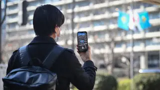 Tokyo decorated with Kazakhstan’s flags