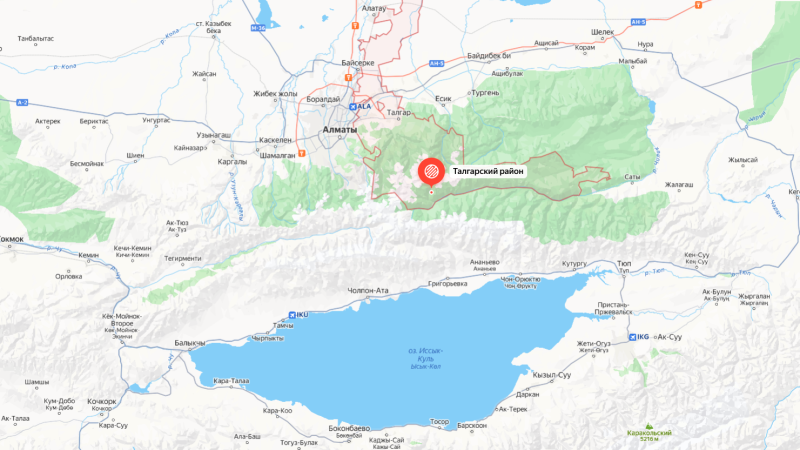 Screenshot of Yandex Maps