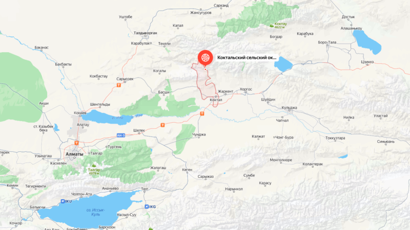 Screenshot of Yandex Maps