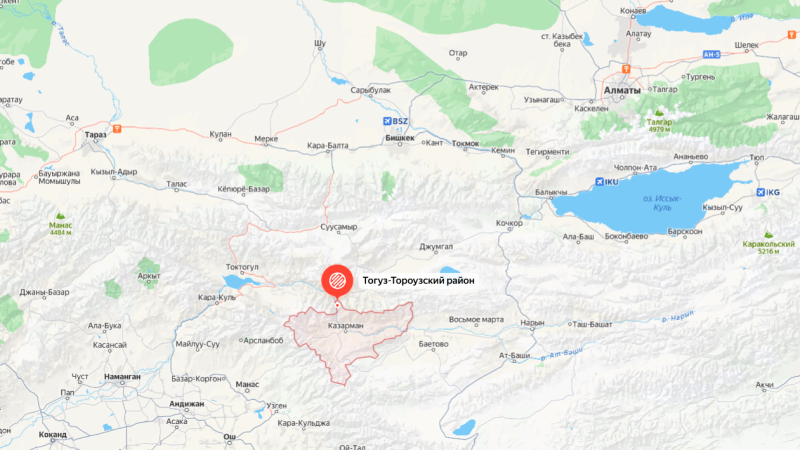 Yandex map screenshot