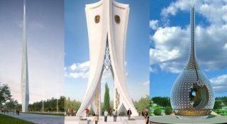 Қазақстан Республикасы Тәуелсіздігінің 25 жылдығына арналған ескерткіштің сызбасы