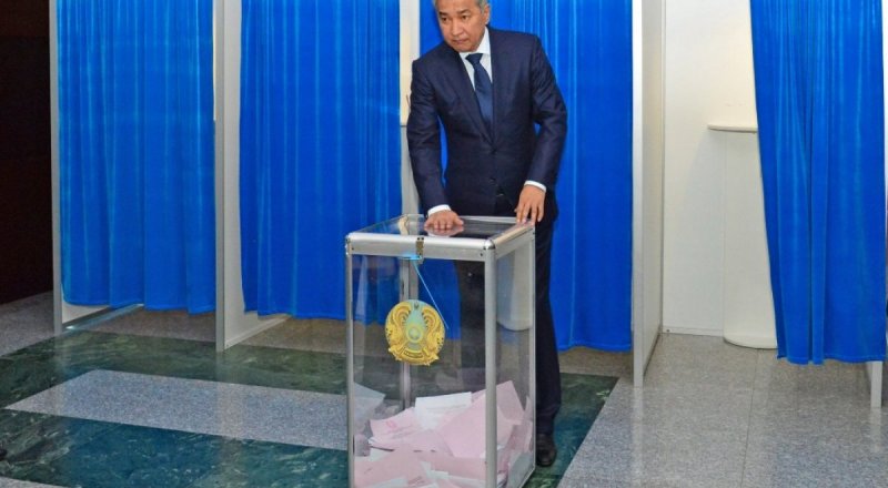 Иманғали Тасмағамбетов. © ҚР Қорғаныс министрлігінің баспасөз қызметі.