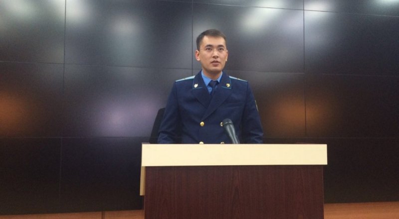 Бас көлік прокуратурасының ресми өкілі Әділет Тоқтамысов