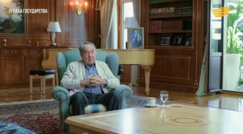 Нұрсұлтан Назарбаев. © "Хабар" телеарнасының кадры
