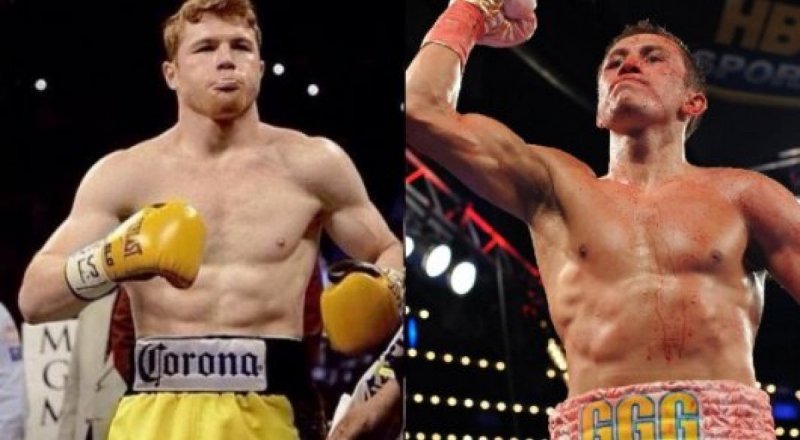 Сауль Альварес және Геннадий Головкин. © fightsaga.com