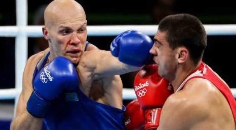 Василий Левит (сол жақта) және Евгений Тищенко. © Данияр Майлыбаев