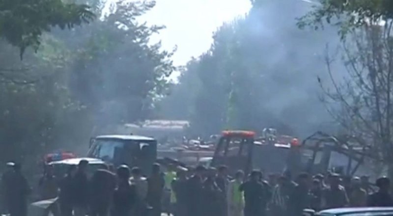 Жарылыс болған жер. © REUTERS 