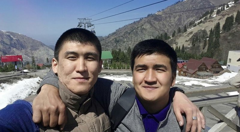 Қанат Берік және Еламан Жазылхан. © Facebook