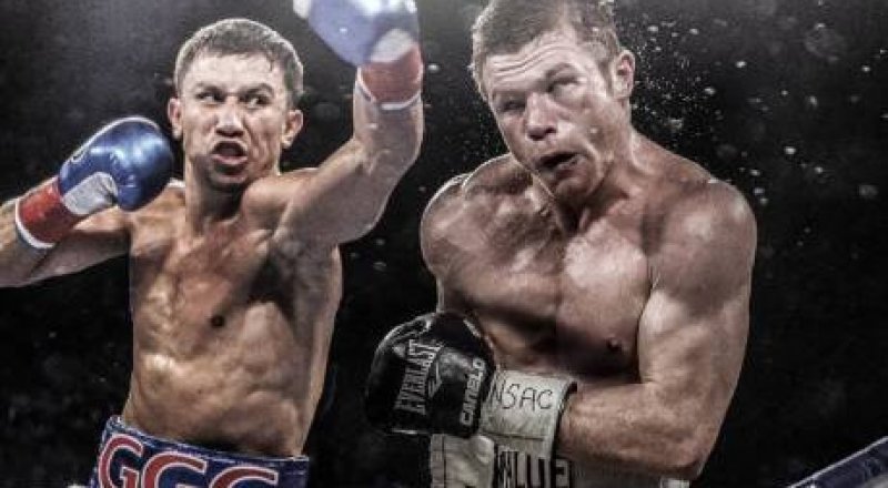 Головкин мен Альварес. © twitter.com