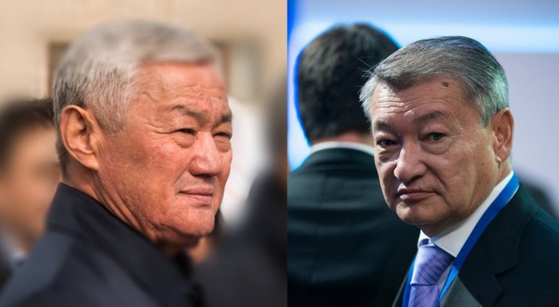Бердібек Сапарбаев пен Даниал Ахметов.
