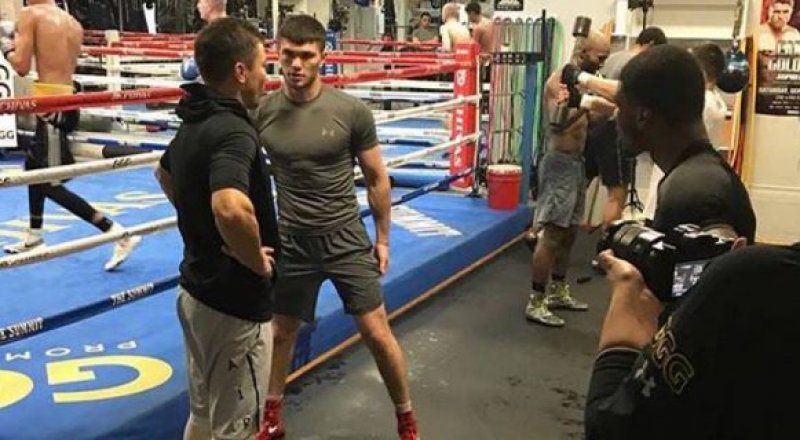 Геннадий Головкин мен Әли Ахмедов. © Дуглас Фишер/Instagram