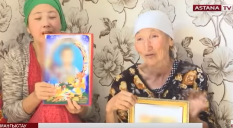 "Астана" телеарнасының видеосынан үзінді