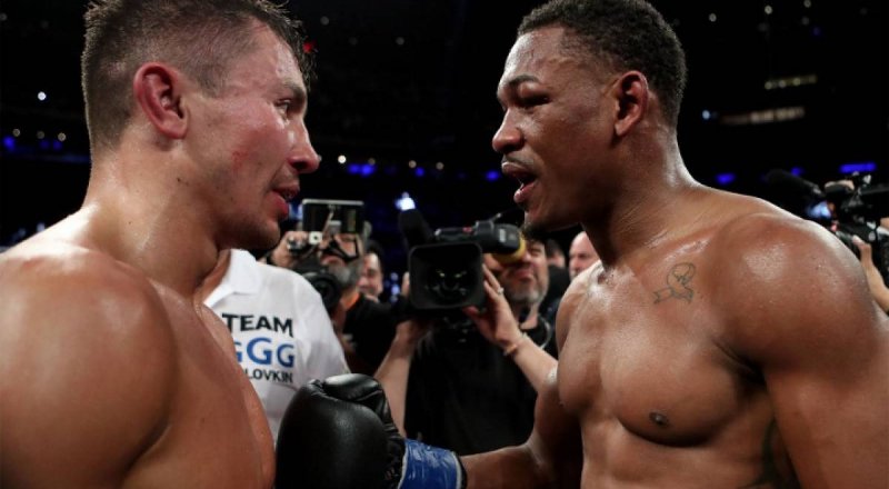 Головкин мен Джейкобс. Фото: Boxing Scene