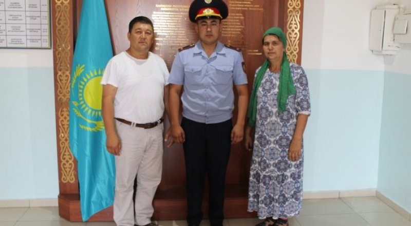 © Түркістан облысының полиция департаментінің баспасөз қызметі