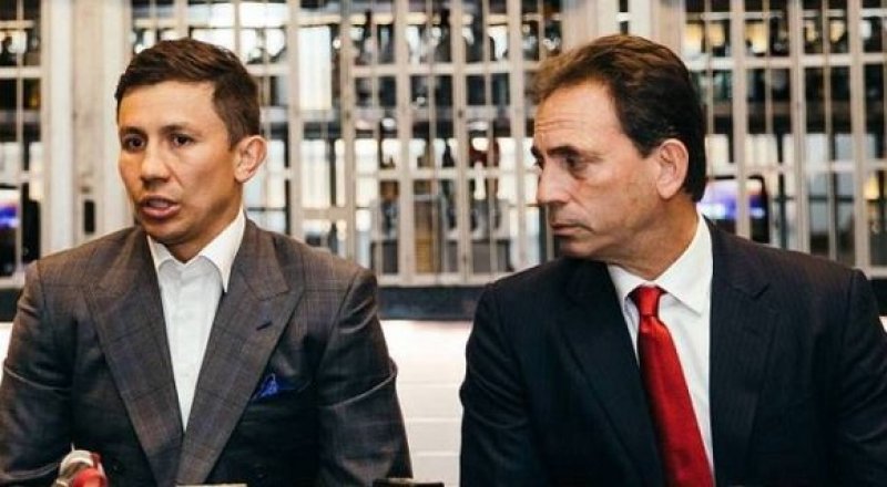 Геннадий Головкин және Том Леффлер. © worldboxingnews.net