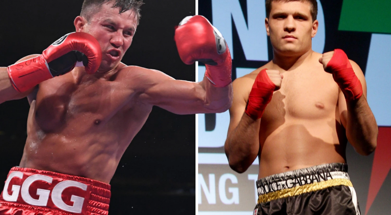 Геннадий Головкин мен Сергей Деревянченко. Фото: The Sun