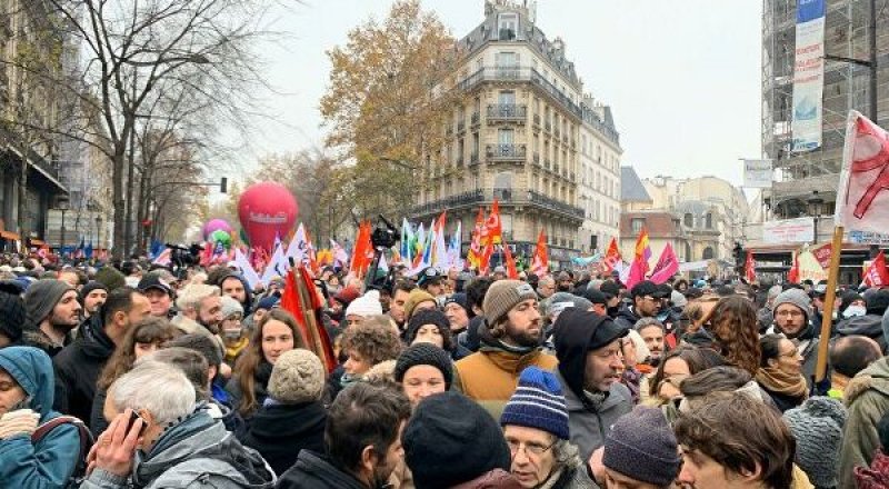 Франциядағы наразылық шарасы © РИА Новости