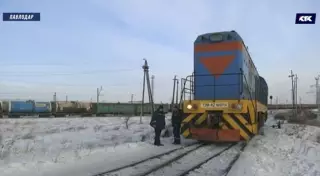 Павлодарда ер адамды тепловоз жаншып өткен