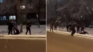 Ақтөбеде студенттер төбелесті