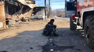 Қордай ауданындағы қақтығыс: оқиға орнынан фоторепортаж