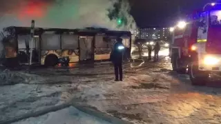 Нұр-Сұлтан маңында автобус өртенді