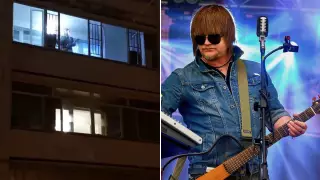 Елорда тұрғыны балконында концерт қойды