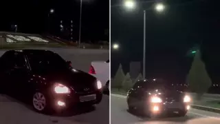 Таразда төтенше жағдай режимін бұзған жүргізуші видеоға түсіп қалды