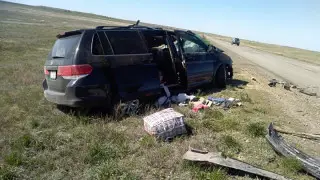 Қостанай облысында Honda мен КамАЗ соқтығысып, екі адам қаза тапты