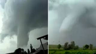 Түркістан облысында болған құйынның видеосы тарады