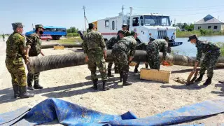 Мақтаарал ауданында 21 шақырым жерге бөгет салынды