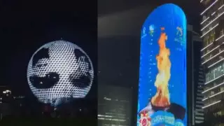 Елорда тұрғындары Жеңіс күніне орай балконға шығып, шам жақты