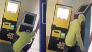 Талдықорғанда терминалды ұрлап кеткен ер адам видеоға түсіп қалды