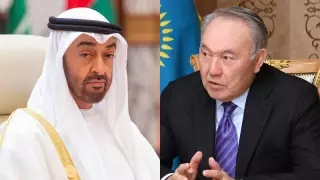 Назарбаев пен Абу-Дабидің тақ мұрагері бір-бірін құттықтады