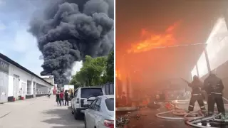 Желіде Алматыда болған ірі өрттің видеосы пайда болды