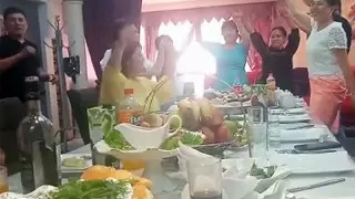 Полицейлер карантин кезінде Жетісай мейрамханасында кеш ұйымдастырды