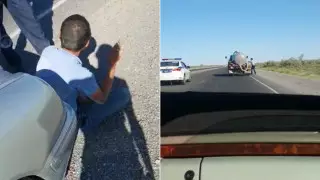Полицейлерден қашқан ассенизатор жүргізушісі арыққа түсіп кетті