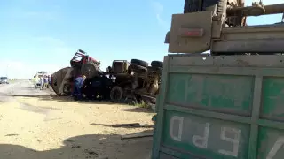 Қостанай облысында екі КамАЗ соқтығысты: бір адам қаза тапты