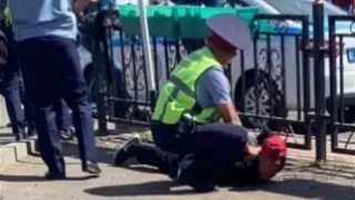 Қарағандыда ұрының ұсталған сәті түсірілген видео тарады