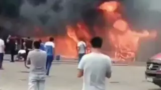 Шымкентте болған өрттің видеосы тарады