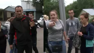 Аяғы ауыр қызы мен күйеу баласын өлтірген алматылықтың туыстары журналистерді қуып шықты