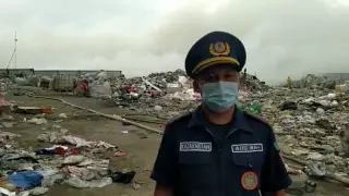 Алматы облысында қоқыс полигоны өртеніп жатыр