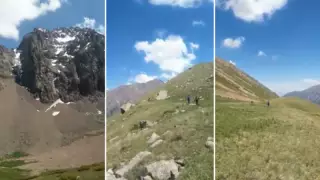 Алматы тауларында тоғыз турист құтқарылды