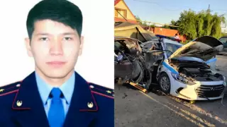 Алматыдағы блокбекетте болған апат: зардап шеккен полицей ауруханадан шығуға дайындалып жатыр