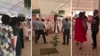 Карантин кезінде тойда жүрген полицейлердің видеосы тарады