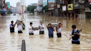 Қытайда су тасқынынан 12 адам қаза тапты - БАҚ