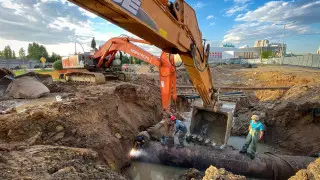 Су тасқынының алдын алу үшін Нұр-Сұлтанда үш ірі кәріз салынып жатыр